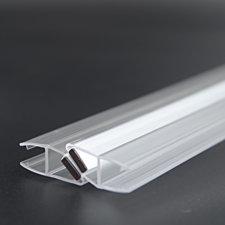 Уплотнительный ПВХ профиль для стекла 8мм PVC14-ML-825CL